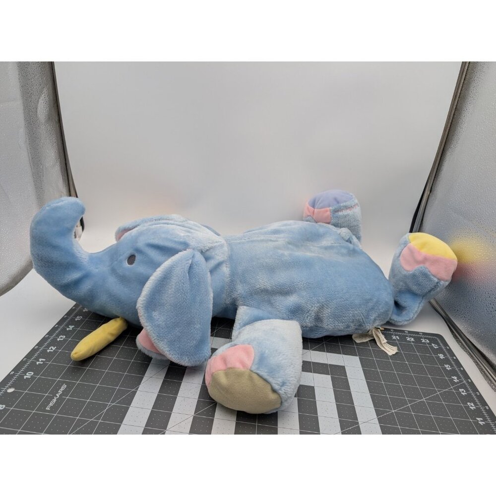 Carters Lennon Elephant Plush Pillow Blue 29‎ Inch 1999 Stuffed Animal Toy